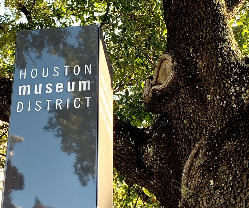 Houston's Museum District Sign