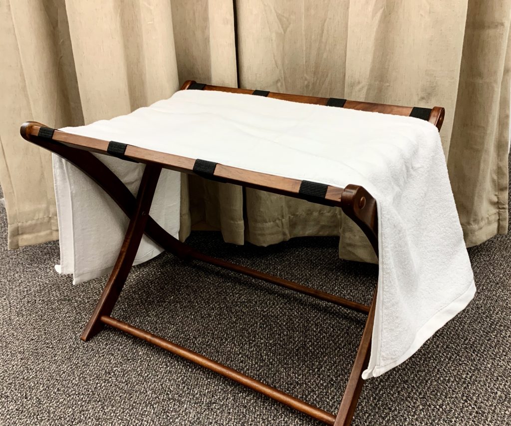 Luggage Rack Toiletry Table
