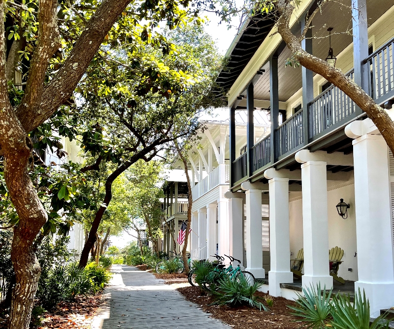 Rosemary Beach Home with Trees