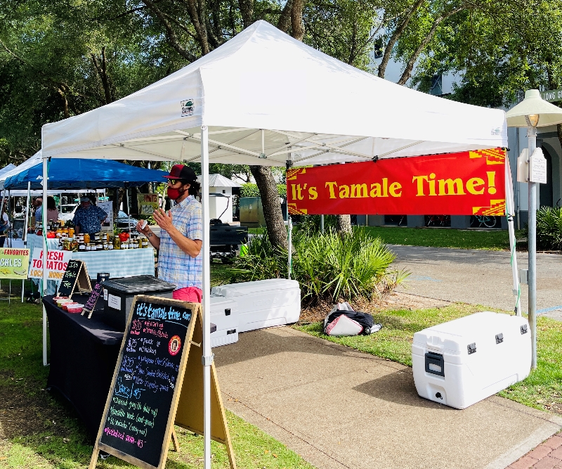 Tamales at Farmers Market Rosemary