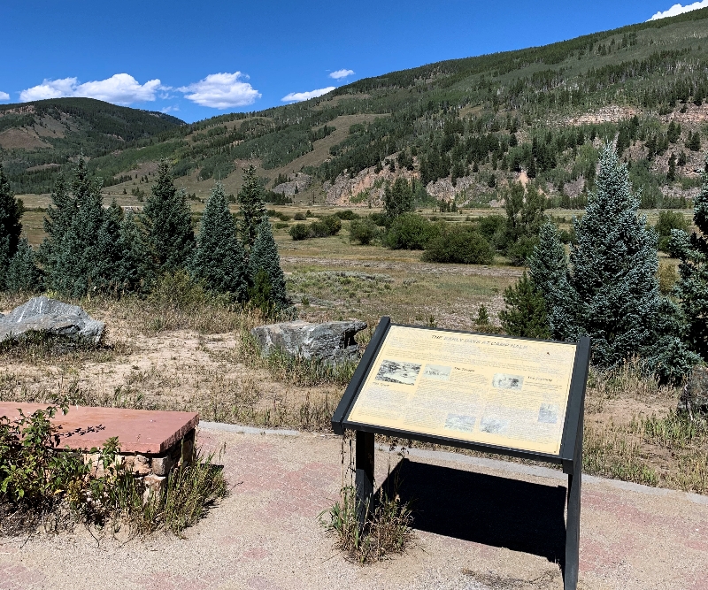 Camp Hale with Historic Sign