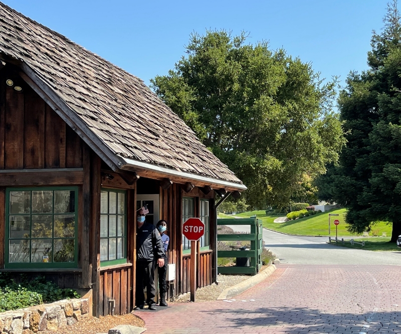 Entrance Gate Carmel Valley Ranch