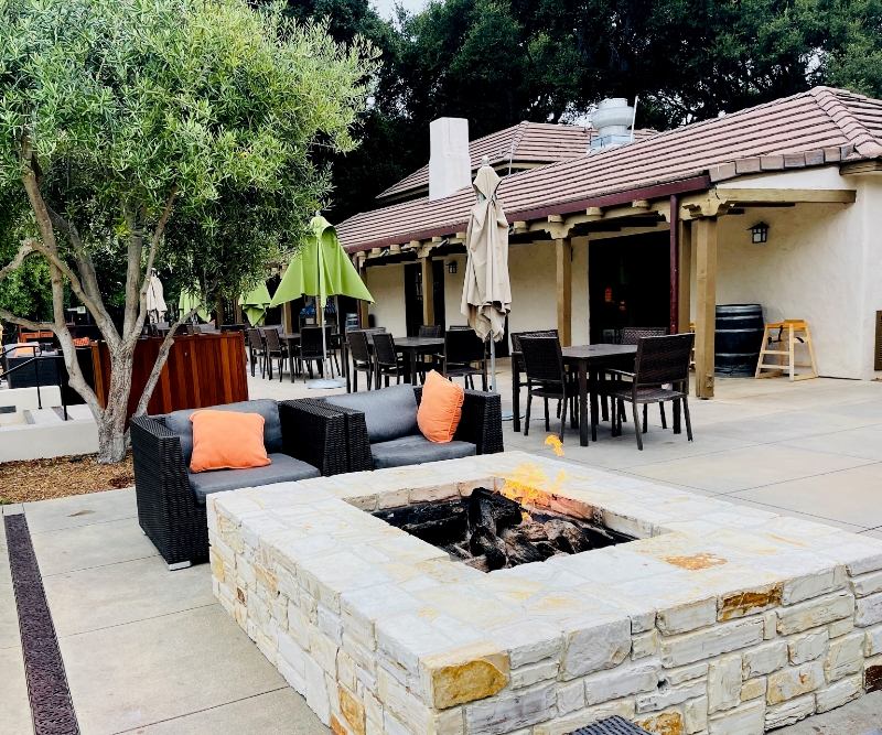 River Ranch Cafe Seating & Fire Pit