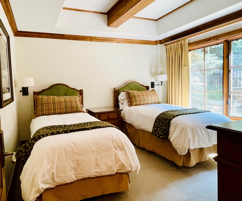 Bedding at Willows Vail
