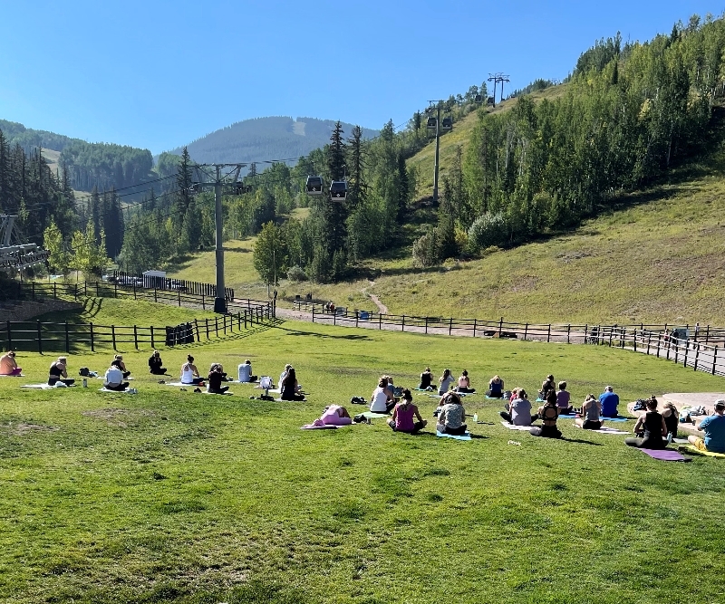 Yoga on the Lawn