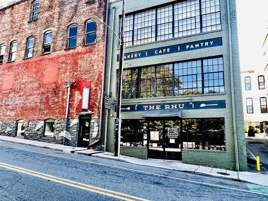 Old Brick Buildings Downtown Asheville