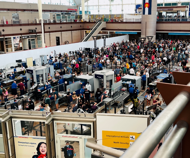 Security Line Crowds