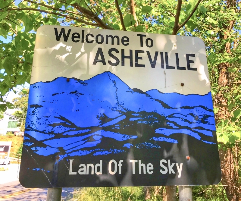 Welcome to Asheville Sign