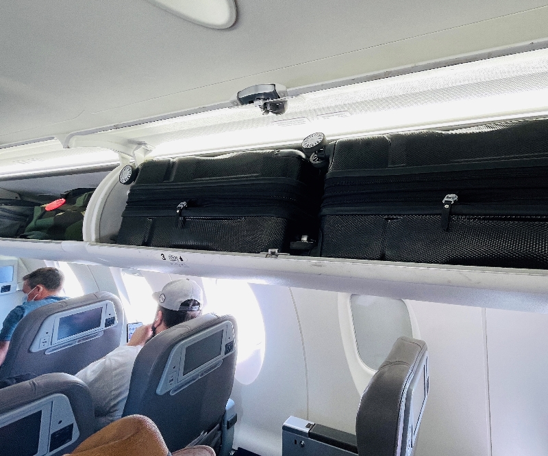 Luggage in Overhead Space