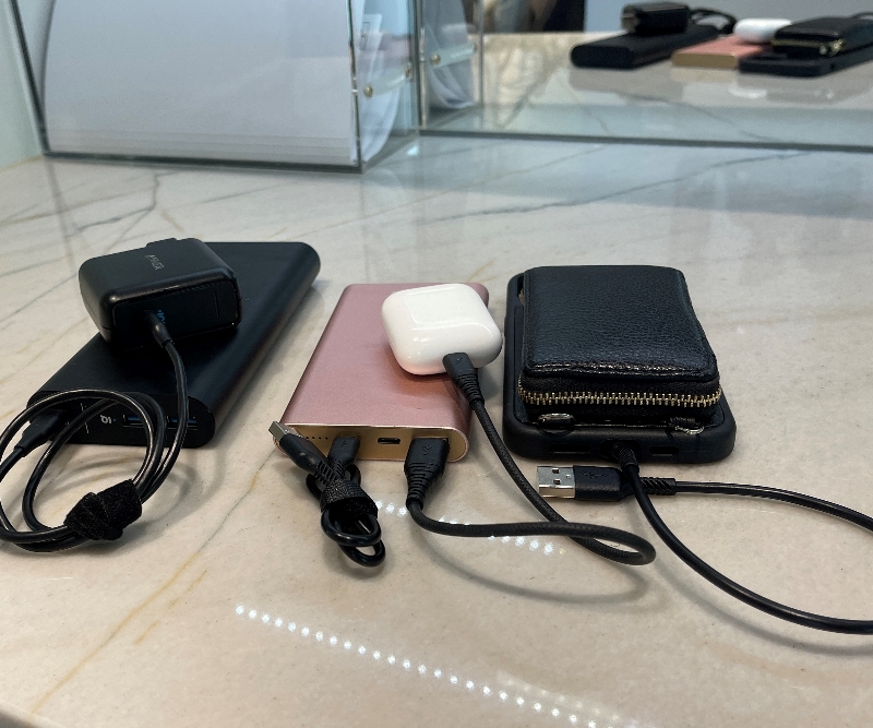 Power Banks & Ear Buds for Travel