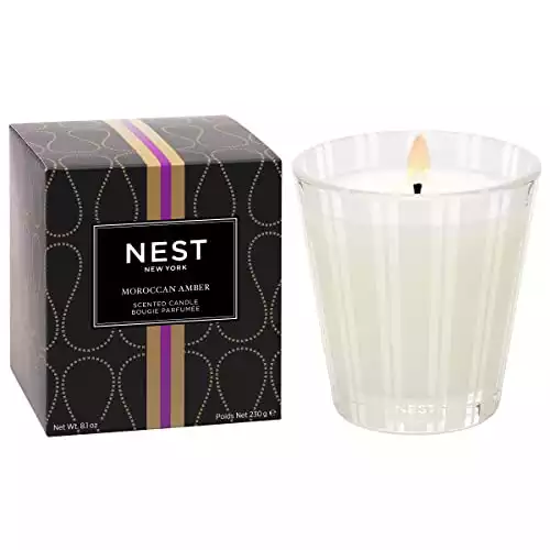 NEST Fragrances Moroccan Amber, NEST01MA003 Classic Candle, 8.1 oz