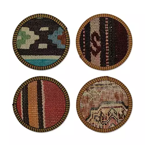 Kilim Coasters, Set of 4