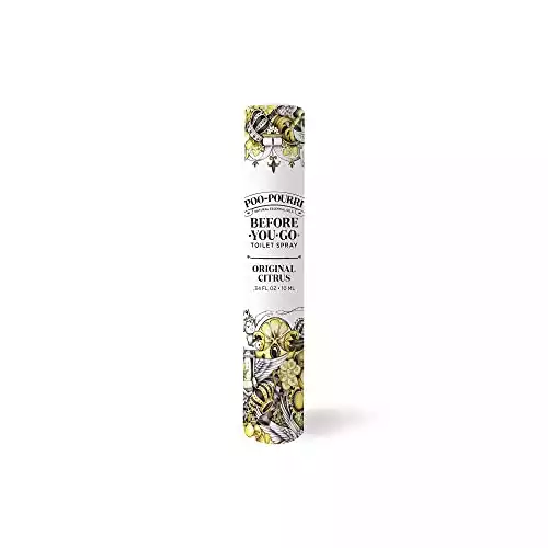 Poo-Pourri Before-You-go Toilet Spray, Original Citrus Scent, 0.34 Fl Oz.