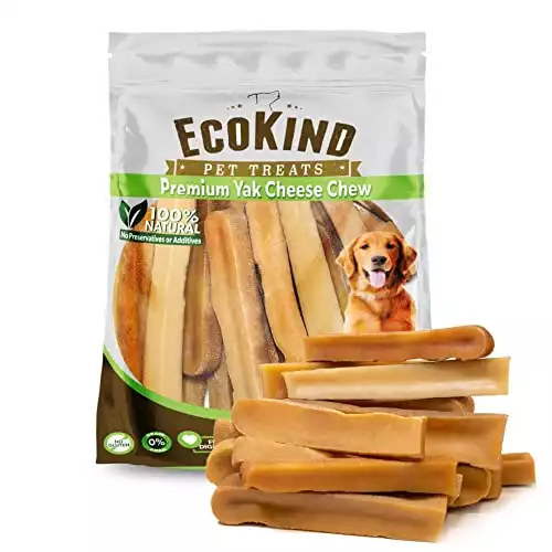 EcoKind Yak Cheese Dog Chews | 5 lb. Bag | Healthy Dog Treats, Odorless Dog Chews, Rawhide Free, Long Lasting Dog Bones for Aggressive Chewers, Indoors & Outdoor Use, Made in The Himalayans
