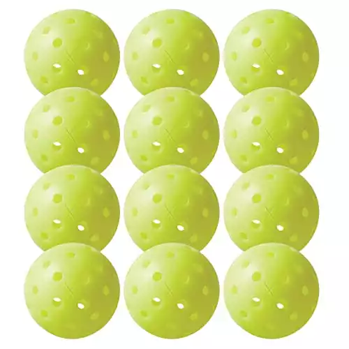 Franklin Sports Outdoor Pickleballs - X-40 Pickleball Balls - USA Pickleball (USAPA) Approved - US Open Ball