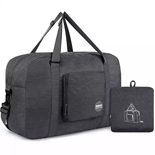 Wandf Foldable Travel Duffel Bag  18x14x8