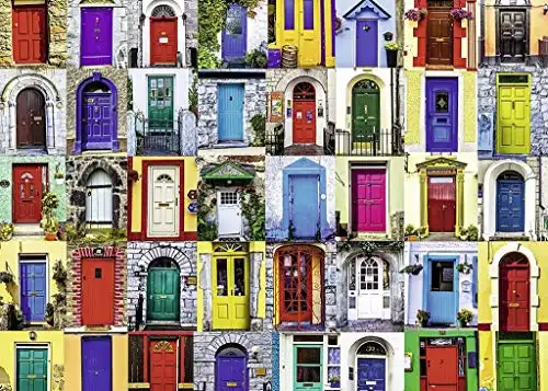 Ravensburger Doors of the World 1000 Piece Jigsaw Puzzle for Adults – Every piece is unique, Softclick technology Means Pieces Fit Together Perfectly